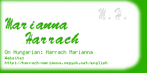 marianna harrach business card